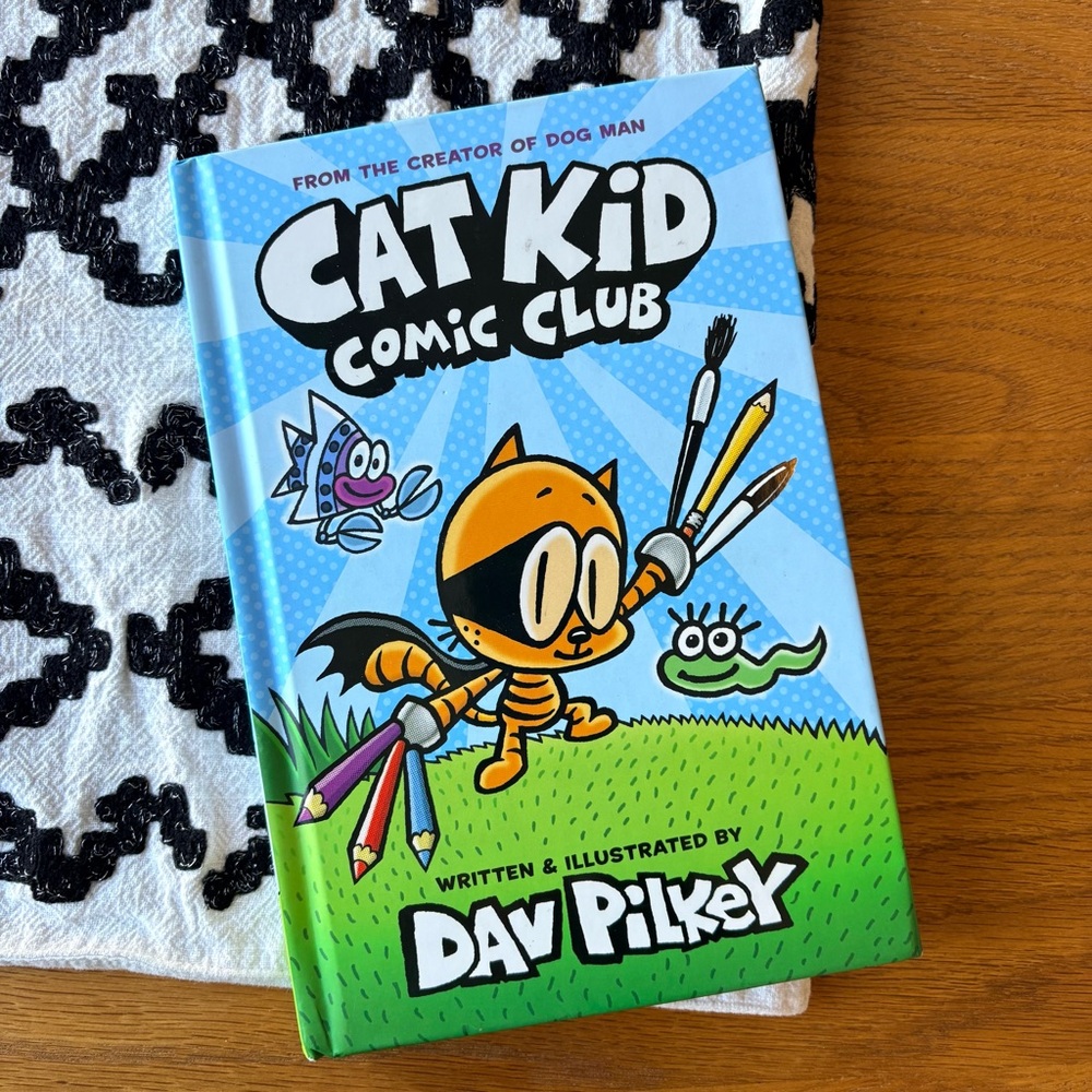 Scholastic Cat Kid Comic Club Book by Dav Pilkey